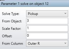 Parameter 1 solve on object 12